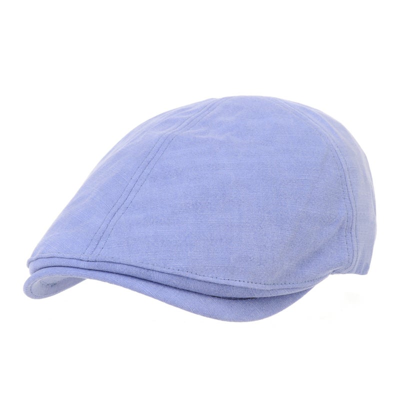 WITHMOONS Simple Newsboy Hat Flat Cap SL3026 (Blue) - Image 1